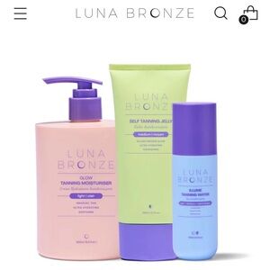 Luna Bronze “Your Yearly Glow Bundle” Tanning Trio Set